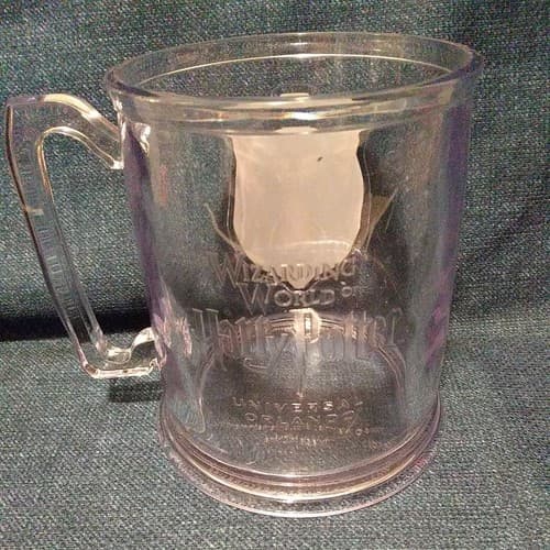 Harry Potter Clear Mug Cup The Wizarding World Universal Orlando 4.5" Tall - Thumbnail 2