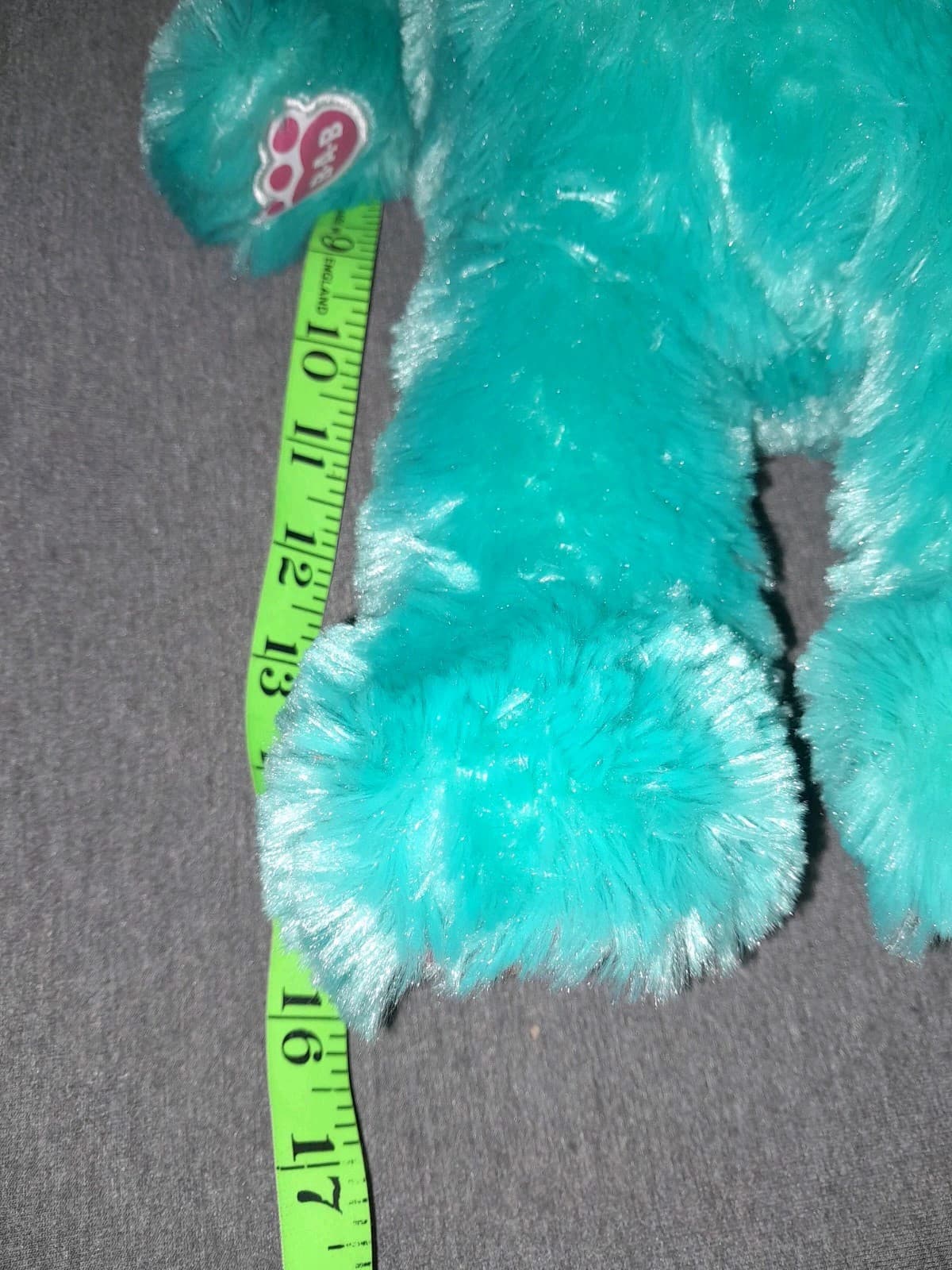 Build A Bear BEACH BUNNY Summer Ocean Vibes Green Plush Stuffed Animal Pink Ears - Thumbnail 9