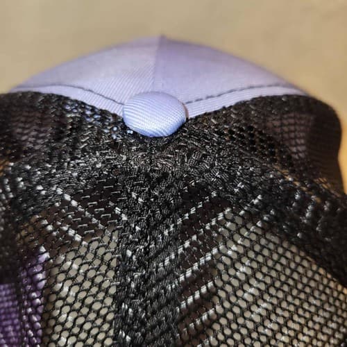Sanrio Kuromi Trucker Style Hat Purple Black Mesh Adjustable Cap - Thumbnail 5