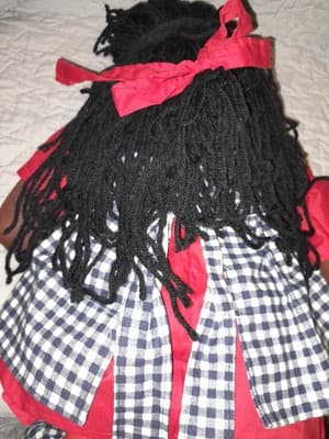 Sugarfoots Rag Doll Tattle Tale Series African American Created Barbara Wilson - Thumbnail 10