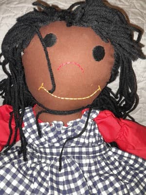 Sugarfoots Rag Doll Tattle Tale Series African American Created Barbara Wilson - Thumbnail 5