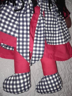 Sugarfoots Rag Doll Tattle Tale Series African American Created Barbara Wilson - Thumbnail 11