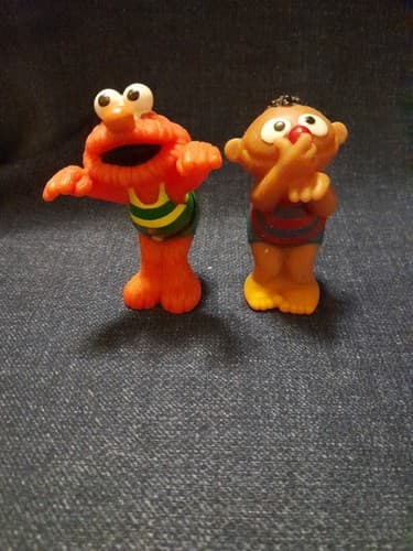 1998 Henson, Ernie & Elmo in a swimsuit, Sesame Street Character - Image 1
