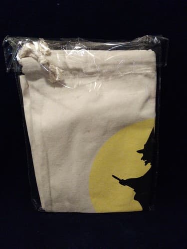 Halloween trick of treat Fabric bag Witch on Broom belong to Name 18 1/2" × 14" - Thumbnail 4
