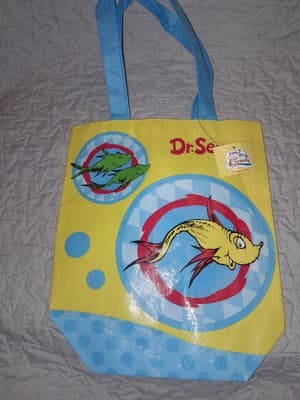 Dr. Seuss Mini Shopper Tote Bag, The Cat in the Hat & Dr Seuss Pencils Lot 2 NWT - Thumbnail 5