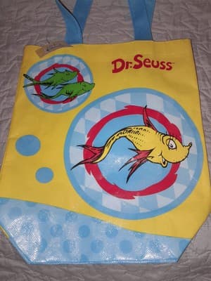 Dr. Seuss Mini Shopper Tote Bag, The Cat in the Hat & Dr Seuss Pencils Lot 2 NWT - Thumbnail 2