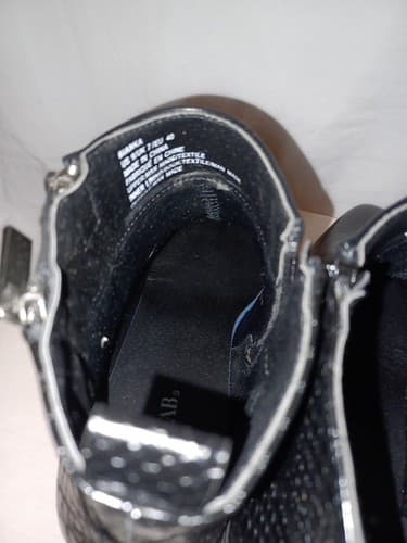 Justfab Booties Bianka Size 9 Black Zipper Ankle Boots Beautiful - Thumbnail 6