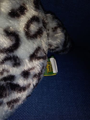 Snow Leopard Wild Republic Houston Zoo Plush Cuddly 12-inch Stuffed Animal Gray - Thumbnail 5