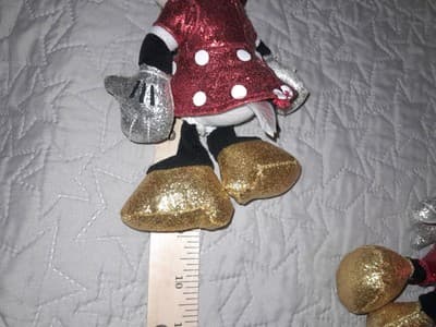 Disney Ty Sparkle Mickey & Minnie Mouse Plush Collectible Beanie Babies Set - Thumbnail 12