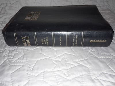 Holy Bible King James Version With Helps Words Of Christ In Red Letter Zondervan - Thumbnail 2