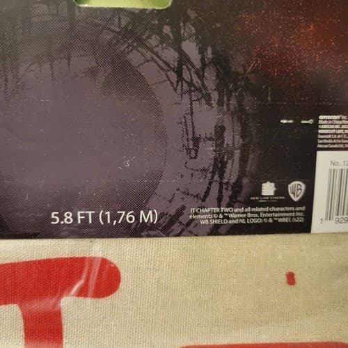IT Chapter Two Pennywise "Time to Float" Banner 5.8 FT Horror Movie Collectible - Thumbnail 4