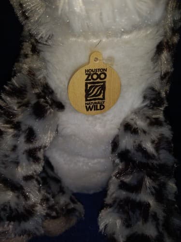 Snow Leopard Wild Republic Houston Zoo Plush Cuddly 12-inch Stuffed Animal Gray - Thumbnail 3