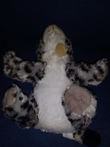 Snow Leopard Wild Republic Houston Zoo Plush Cuddly 12-inch Stuffed Animal Gray - Thumbnail 7