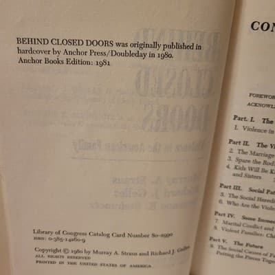 Behind Closed Doors Violence in the American Family 1981 Anchor Paperback - Thumbnail 10