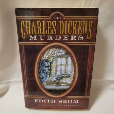 Charles Dickens Murders by Edith Skom 1998 Hardcover Clean - Image 1