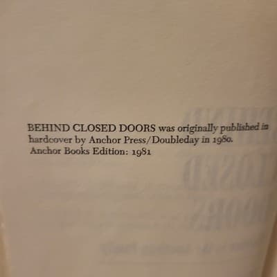 Behind Closed Doors Violence in the American Family 1981 Anchor Paperback - Thumbnail 11