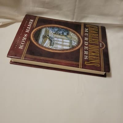 Charles Dickens Murders by Edith Skom 1998 Hardcover Clean - Thumbnail 4
