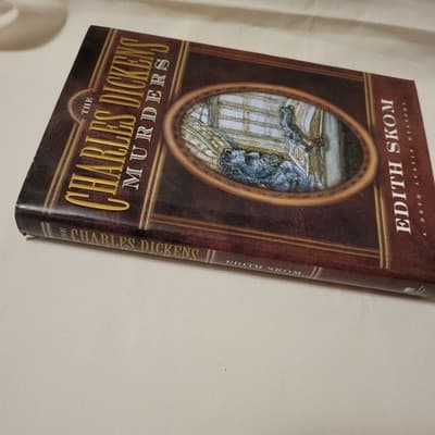 Charles Dickens Murders by Edith Skom 1998 Hardcover Clean - Thumbnail 3