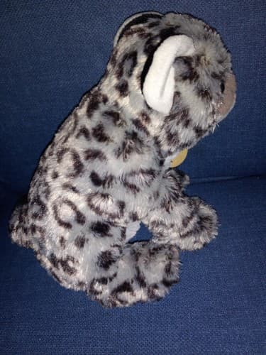 Snow Leopard Wild Republic Houston Zoo Plush Cuddly 12-inch Stuffed Animal Gray - Thumbnail 6