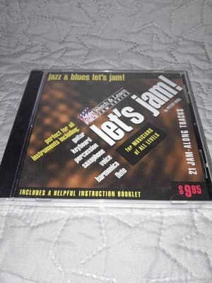 Let's Jam! 21 Jazz & Blues Tracks Peter Vogl All Levels Voice Guitar & Etc NEW - Thumbnail 2