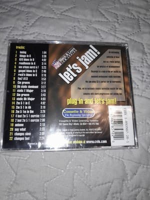 Let's Jam! 21 Jazz & Blues Tracks Peter Vogl All Levels Voice Guitar & Etc NEW - Thumbnail 4