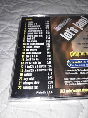 Let's Jam! 21 Jazz & Blues Tracks Peter Vogl All Levels Voice Guitar & Etc NEW - Thumbnail 5