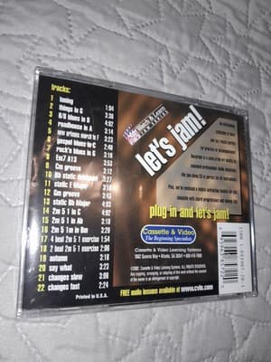 Let's Jam! 21 Jazz & Blues Tracks Peter Vogl All Levels Voice Guitar & Etc NEW - Thumbnail 3