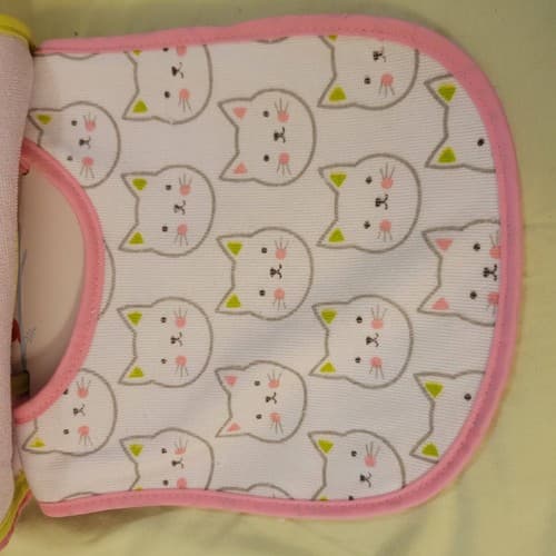 Parents Choice Silicone Scoop Bib Elephant 3 Pk Infant Bibs Cat Baby Feeding Set - Thumbnail 11
