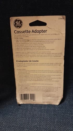 GE Cassette Adapter Car Stereo Converter New 23400 (SEALED) 2014 - Thumbnail 4