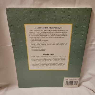 Organizing Your Workspace Odette Pollar Paperback Productivity Time Management - Thumbnail 3