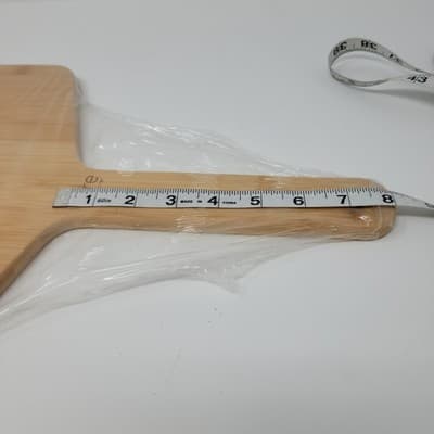 Bamboo Pizza Peel Charcuterie Serving Board Wooden Paddle 12x20 XOXOXO Engraved - Thumbnail 11