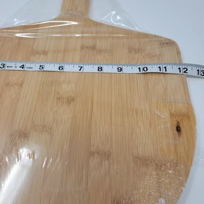 Bamboo Pizza Peel Charcuterie Serving Board Wooden Paddle 12x20 XOXOXO Engraved - Thumbnail 12