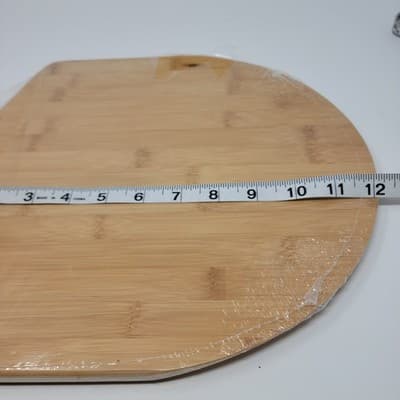 Bamboo Pizza Peel Charcuterie Serving Board Wooden Paddle 12x20 XOXOXO Engraved - Thumbnail 13