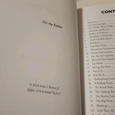 Gathering Light by John L Brown Jr Hardcover 2024 Biography Hunting Outdoors - Thumbnail 8