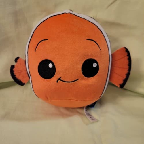 Disney Pixar Nemo Plush Toy Orange Clownfish Stuffed Animal 7" Finding Nemo - Image 1