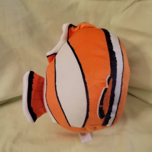 Disney Pixar Nemo Plush Toy Orange Clownfish Stuffed Animal 7" Finding Nemo - Thumbnail 3