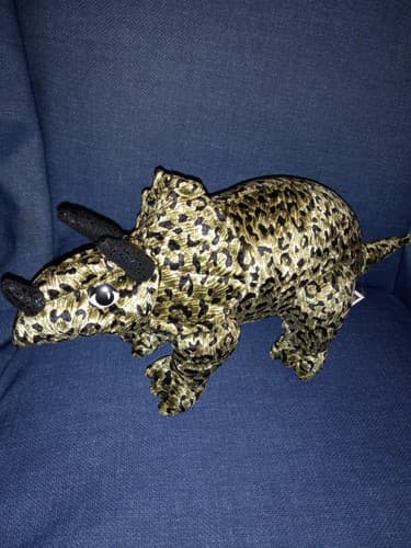 Disney Triceratops Plush Dinosaur 17" Stuffed Animal Discovery Toys Leopard - Image 1