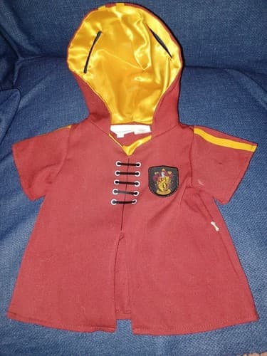 Build A Bear BABW Harry Potter Gryffindor Robe Red Yellow Pull Over Wizarding - Image 1