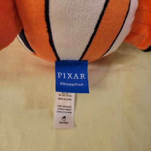 Disney Pixar Nemo Plush Toy Orange Clownfish Stuffed Animal 7" Finding Nemo - Thumbnail 6