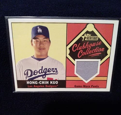 2010 Heritage Clubhouse Collection HONG-CHIN KUO Dodgers Game Worn Pants - Image 1