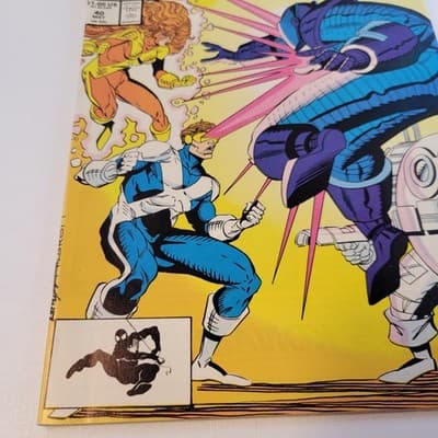 X-Factor #40 Cyclops Jean Grey vs. Apocalypse Marvel Comic 1989 - Thumbnail 3