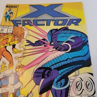 X-Factor #40 Cyclops Jean Grey vs. Apocalypse Marvel Comic 1989 - Thumbnail 4
