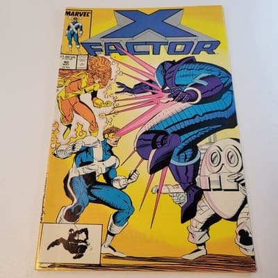 X-Factor #40 Cyclops Jean Grey vs. Apocalypse Marvel Comic 1989 - Image 1