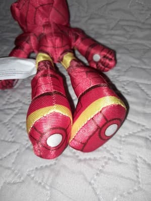 Iron Man Plush 9" Spidey & His Amazing Friends Marvel Red Gold Toy NWT Ironman - Thumbnail 6