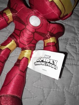Iron Man Plush 9" Spidey & His Amazing Friends Marvel Red Gold Toy NWT Ironman - Thumbnail 3
