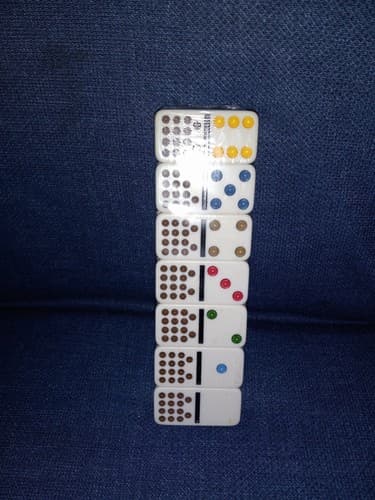 PRESSMAN MEXICAN TRAIN DOMINOES Replacement Dominoes Game 14 Pieces Dominos - Image 1