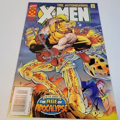 Astonishing X-Men 2 1995 NM Marvel Age of Apocalypse Sabretooth Cover Comic Book - Thumbnail 2