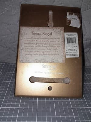 Madonna & Child Virgin Mary Jesus Christ Wood Plaque 4x6 Teresa Kogut AUTHENTIC - Thumbnail 8