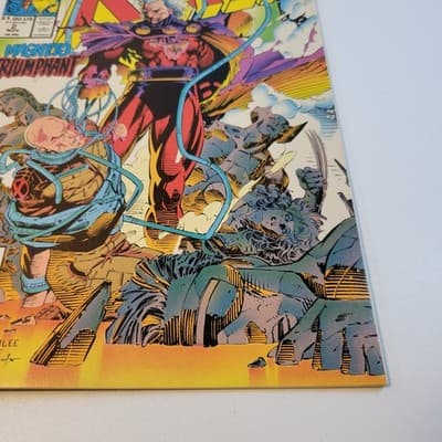 X-Men #2 Marvel Comics 1991 Magneto Triumphant Jim Lee Cover VF Comic Book - Thumbnail 3