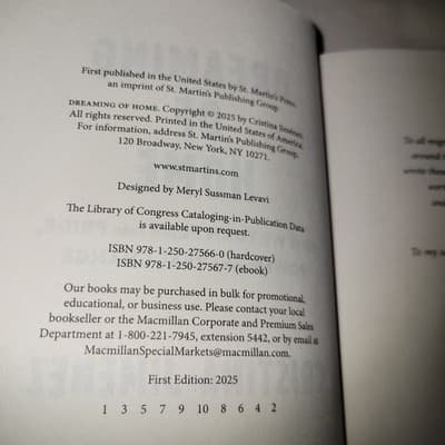 Dreaming of Home Cristina Jiménez 2025 Hardcover First Edition St Martin's Press - Thumbnail 7